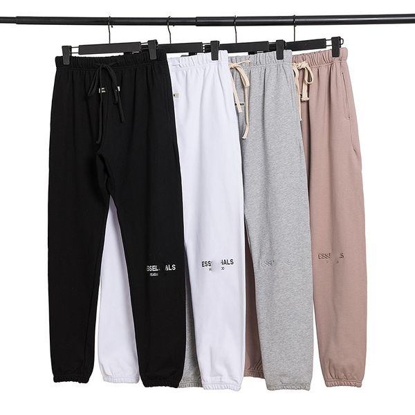chaopai early spring new ess reflective high street men's and women's sports casual thin drawstring pants, Black
chaopai early spring new ess reflective high street men's and women's sports casual thin drawstring pants, Black