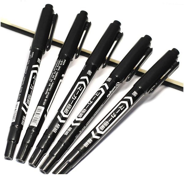 5pcs/lot wholesale twin tip permanent marker pen fine point waterproof ink thin nib crude nib black ink 0.5mm-2mm fi jllmcs
5pcs/lot wholesale twin tip permanent marker pen fine point waterproof ink thin nib crude nib black ink 0.5mm-2mm fi jllmcs