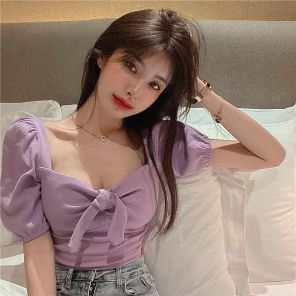 women's sweaters knitted puff short sleeve women pullovers korean v neck bow sueter mujer streetwear solid crop female, White;black
women's sweaters knitted puff short sleeve women pullovers korean v neck bow sueter mujer streetwear solid crop female, White;black