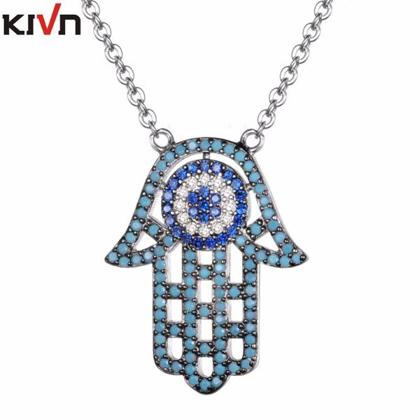 pendant necklaces kivn fashion jewelry cz cubic zirconia hamsa turkish blue eye womens girls bridal wedding birthday gifts, Silver
pendant necklaces kivn fashion jewelry cz cubic zirconia hamsa turkish blue eye womens girls bridal wedding birthday gifts, Silver