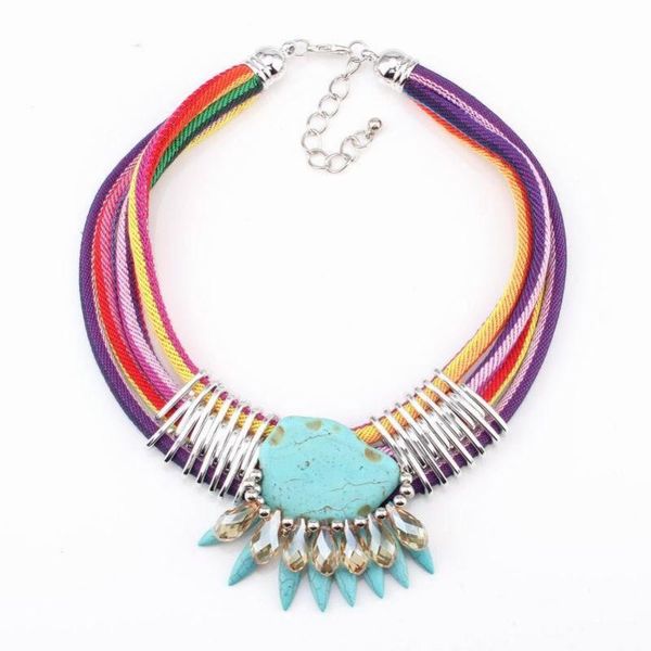 pendant necklaces arrival design brand created necklace rope chain bib crystal big chunky statement stone for women, Silver
pendant necklaces arrival design brand created necklace rope chain bib crystal big chunky statement stone for women, Silver