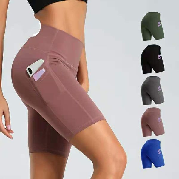 european and american lu-88 same knee five point exercise pocket tight fitness quick dry high waist hip lifting yoga shorts, White;red
european and american lu-88 same knee five point exercise pocket tight fitness quick dry high waist hip lifting yoga shorts, White;red