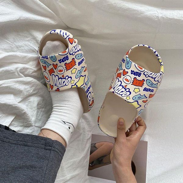 slippers women graffiti pattern platform cartoon outdoor summber beach slides soft sole flip-flops room shoes, Black
slippers women graffiti pattern platform cartoon outdoor summber beach slides soft sole flip-flops room shoes, Black