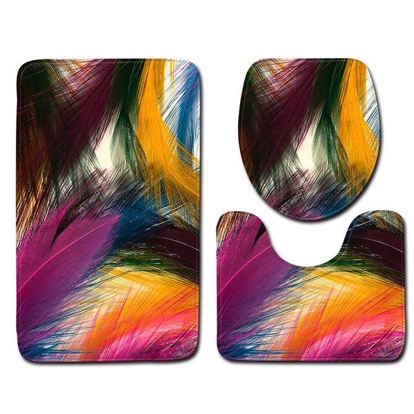 bath mats 3pcs colorful printed mat bathroom toilet seat cover flannel absorbent floor foot shower rugs
bath mats 3pcs colorful printed mat bathroom toilet seat cover flannel absorbent floor foot shower rugs