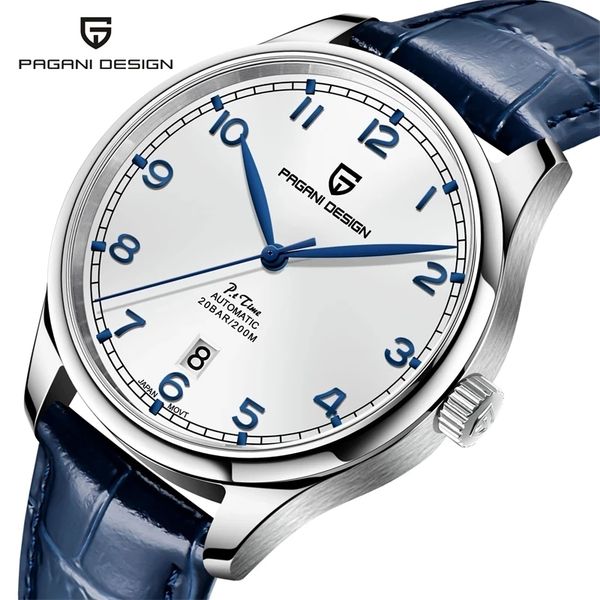 pagani design new pilot watch luxury sapphire glass automatic watch waterproof 200m mechanical watches brand watch for meng, Slivery;brown
pagani design new pilot watch luxury sapphire glass automatic watch waterproof 200m mechanical watches brand watch for meng, Slivery;brown