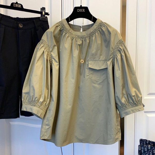 women's blouses & shirts blouse women shirt 2021 spring loose casual design stitching half sleeve doll t-shirt for blusas mujer de moda, White
women's blouses & shirts blouse women shirt 2021 spring loose casual design stitching half sleeve doll t-shirt for blusas mujer de moda, White