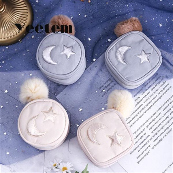 cosmetic bags & cases bag ribbon drawstring design star moon embroidery jewelry box storage portable earrings
cosmetic bags & cases bag ribbon drawstring design star moon embroidery jewelry box storage portable earrings