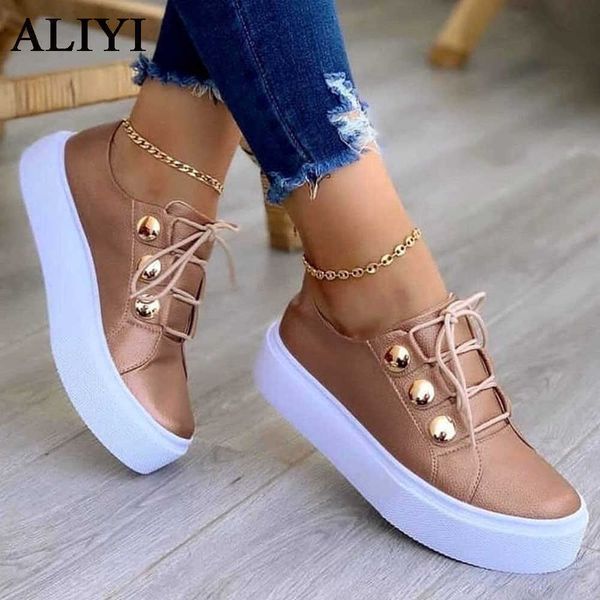 new trendy sneakers women 2021 autumn round toe ladies lace up vulcanized shoes home outdoor walking sport casual shoes y0907, Black
new trendy sneakers women 2021 autumn round toe ladies lace up vulcanized shoes home outdoor walking sport casual shoes y0907, Black
