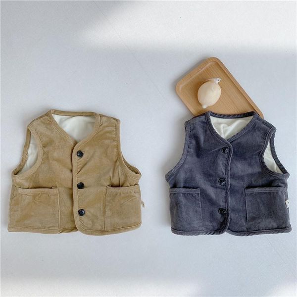 waistcoat 2021 baby corduroy vest winter infant warm cardigan fashion toddler thicken girl windproof jacket clothes, Camo
waistcoat 2021 baby corduroy vest winter infant warm cardigan fashion toddler thicken girl windproof jacket clothes, Camo