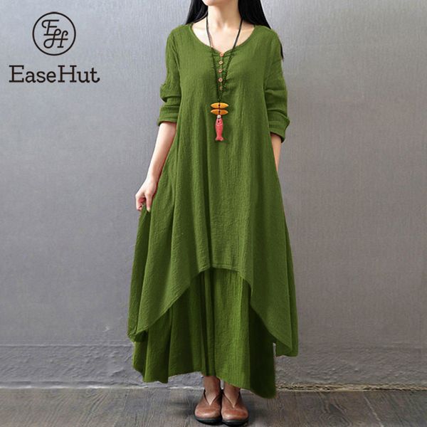 easehut vintage women casual loose dress solid long sleeve boho ethnic autumn long maxi dresses plus size retro vestido mujer 210302, Black;gray
easehut vintage women casual loose dress solid long sleeve boho ethnic autumn long maxi dresses plus size retro vestido mujer 210302, Black;gray