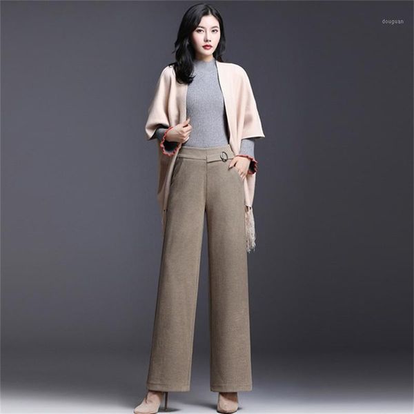 women's pants & capris 2021 autumn and winter striped wide leg casual high waist trousers, Black;white
women's pants & capris 2021 autumn and winter striped wide leg casual high waist trousers, Black;white