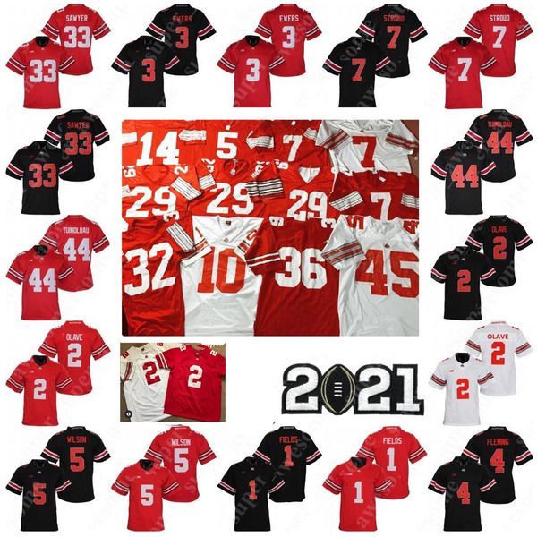 ncaa ohio state buckeyes jersey c.j. stroud j.t. tuimoloau chris olave julian fleming garrett wilson jack sawyer quinn ewers justin fields f, Black;red
ncaa ohio state buckeyes jersey c.j. stroud j.t. tuimoloau chris olave julian fleming garrett wilson jack sawyer quinn ewers justin fields f, Black;red
