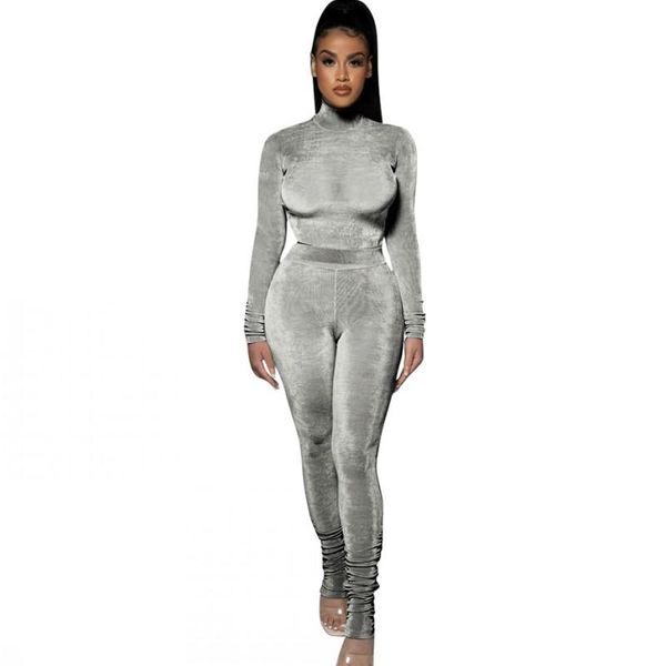 women's two piece pants velvet tracksuit 2 set women full sleeve pullover outfits autumn solid velour casual high waist pant suits 202, White
women's two piece pants velvet tracksuit 2 set women full sleeve pullover outfits autumn solid velour casual high waist pant suits 202, White