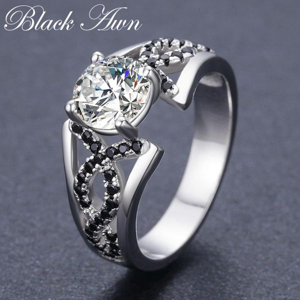 cluster rings trendy 925 sterling silver jewelry black spinel leaf engagement for women bijoux bague c481, Golden;silver
cluster rings trendy 925 sterling silver jewelry black spinel leaf engagement for women bijoux bague c481, Golden;silver