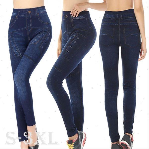 fashion slim faux denim jeans womens legging pocket printing skinny seamless casual pencil pants, Black
fashion slim faux denim jeans womens legging pocket printing skinny seamless casual pencil pants, Black