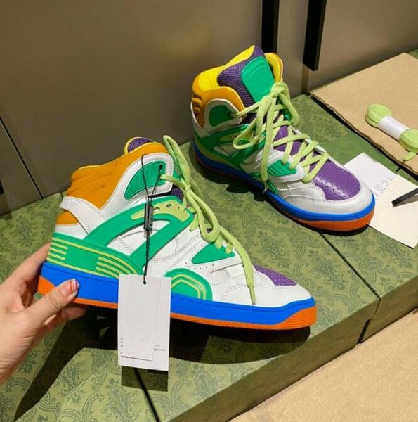 2021 luxury designer women men shoes basket high-sneakers contrast color ankle mesh thickening sport shoe fashion comfortable with box size
2021 luxury designer women men shoes basket high-sneakers contrast color ankle mesh thickening sport shoe fashion comfortable with box size