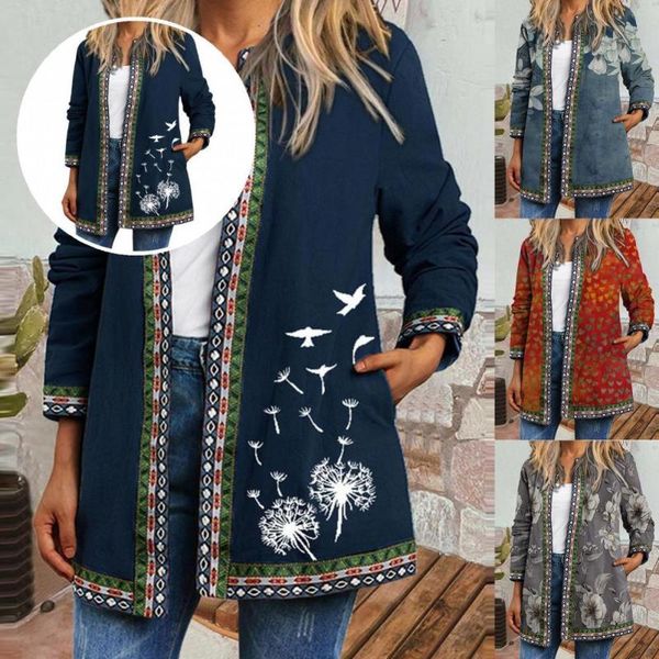 women's jackets elegant stylish all match pockets jacket loose women coat ethnic print for dating, Black;brown
women's jackets elegant stylish all match pockets jacket loose women coat ethnic print for dating, Black;brown
