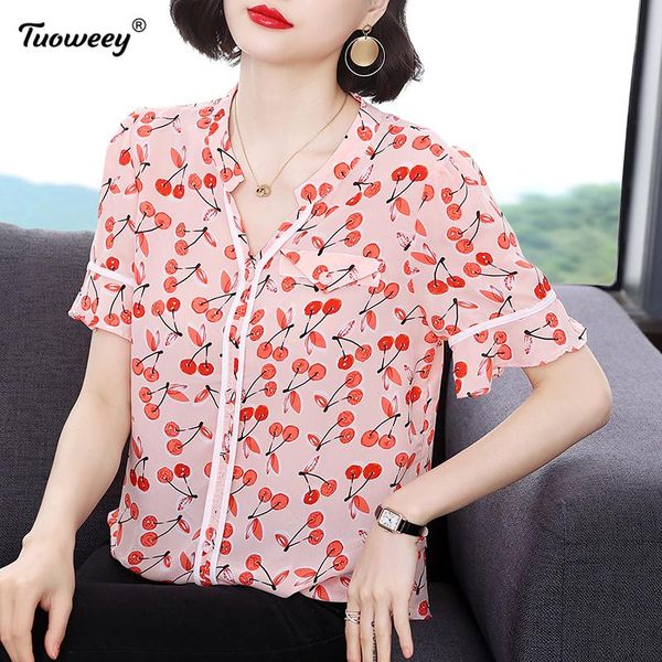 women's blouses & shirts fashion women spring summer style pink chiffon casual short sleeve plus size blusas loose shirt elegant, White
women's blouses & shirts fashion women spring summer style pink chiffon casual short sleeve plus size blusas loose shirt elegant, White