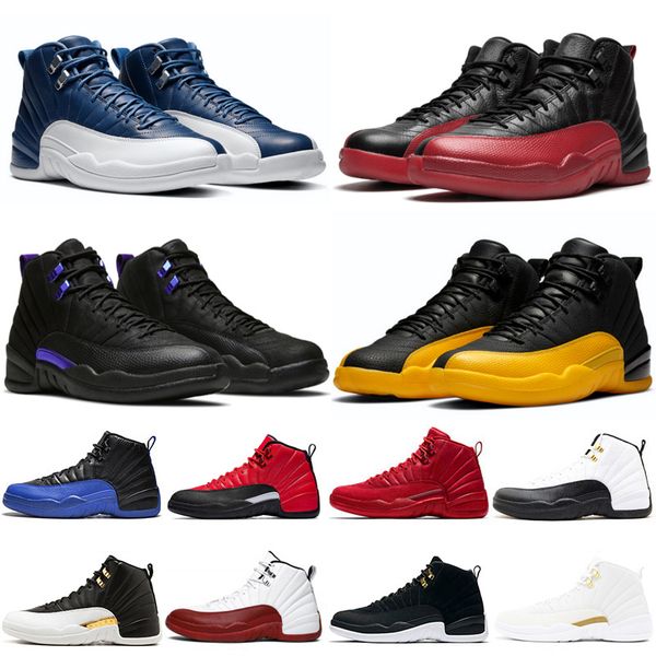 12 basketball shoes for men indigo game royal university gold 12s mens trainers tripe white black wings fashion sports sneakers size 40-47
12 basketball shoes for men indigo game royal university gold 12s mens trainers tripe white black wings fashion sports sneakers size 40-47