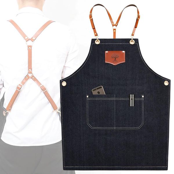 2021 new fashion cooking apron for kitchen apron for woman men chef waiter cafe shop bbq hairdresser tools denim aprons gift
2021 new fashion cooking apron for kitchen apron for woman men chef waiter cafe shop bbq hairdresser tools denim aprons gift