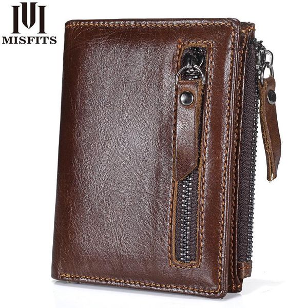 wallets cow leather men double zipper coin pocket vintage male purse function brown genuine wallet with card holders, Red;black
wallets cow leather men double zipper coin pocket vintage male purse function brown genuine wallet with card holders, Red;black