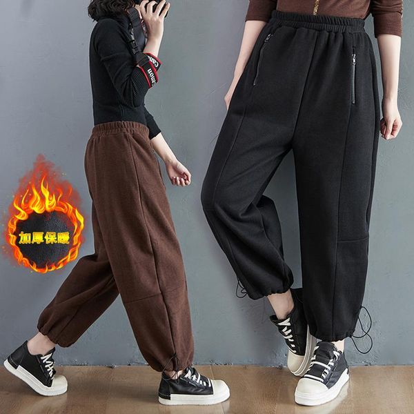 women's pants & capris color zipper pockets big yards dress slacks fat mm elastic waist haroun to keep warm and thicken who height, Black;white
women's pants & capris color zipper pockets big yards dress slacks fat mm elastic waist haroun to keep warm and thicken who height, Black;white