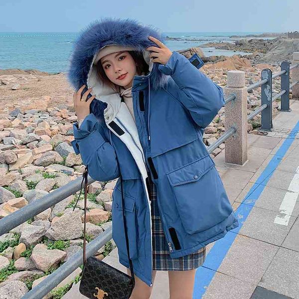 2021 winter new down cotton padded clothes women's medium and long parka work with thickened waist fashion, Black
2021 winter new down cotton padded clothes women's medium and long parka work with thickened waist fashion, Black