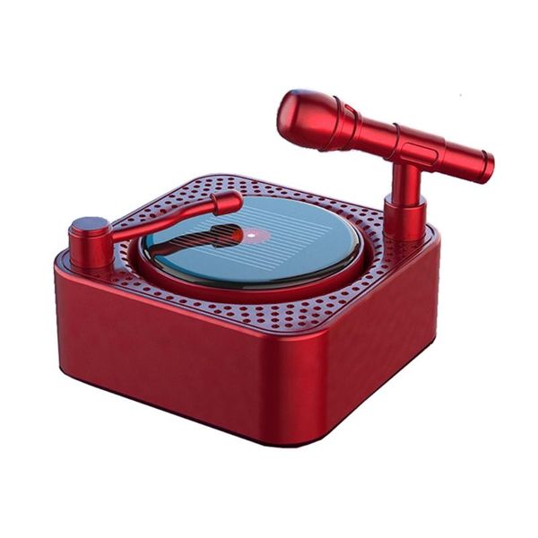car air freshener rotatable solar phonograph perfume clip fresh fragran