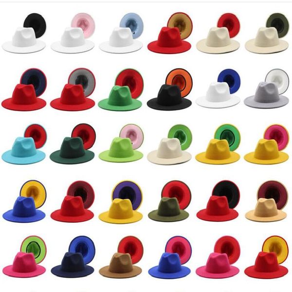 berets wool fedora hat felt fedoras hats fashion women trilby headwear man's cap 2021, Blue;gray
berets wool fedora hat felt fedoras hats fashion women trilby headwear man's cap 2021, Blue;gray