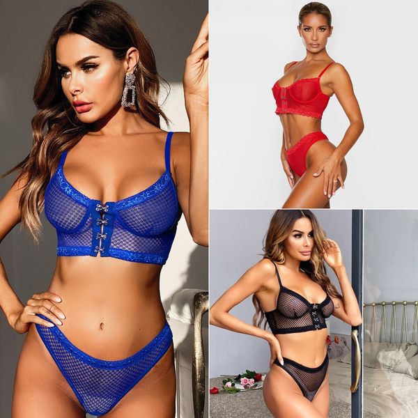 women separated sleepwears hollow out lace see-through bra lace lingerie outfit and pantie sets large size lace underwear suits, Red;black
women separated sleepwears hollow out lace see-through bra lace lingerie outfit and pantie sets large size lace underwear suits, Red;black