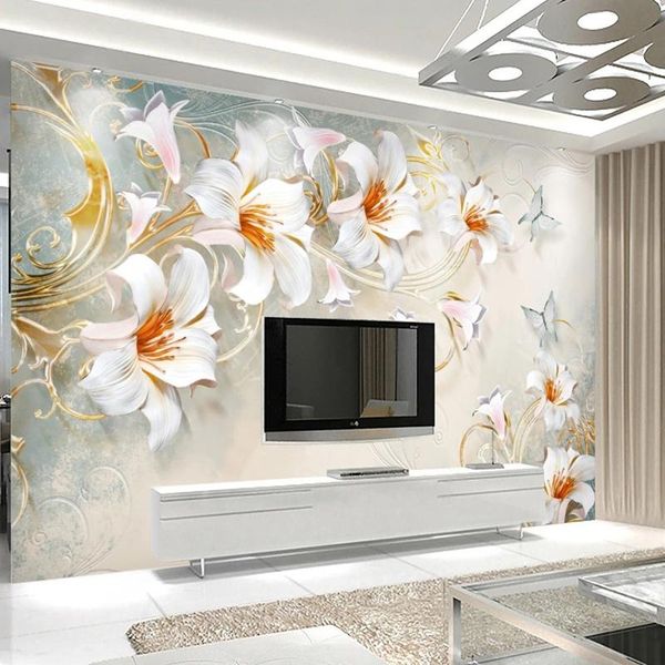 wallpapers custom modern jewelry embossed 3d flowers mural po wallpaper wall painting for living room bedroom decor poster fresco
wallpapers custom modern jewelry embossed 3d flowers mural po wallpaper wall painting for living room bedroom decor poster fresco
