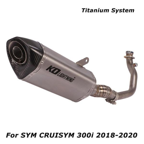 motorcycle exhaust system for sym cruisym 300i 2021 muffler tips mid front link pipe titanium full
motorcycle exhaust system for sym cruisym 300i 2021 muffler tips mid front link pipe titanium full