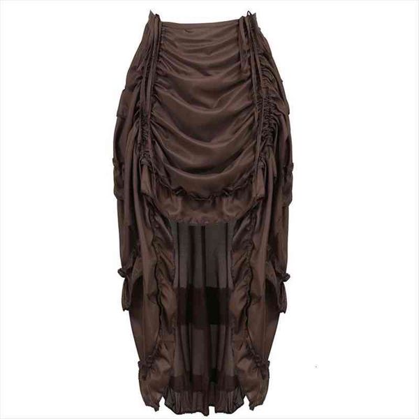 steampunk gothic corset with womens skirt irregular shirring party maxi long high low costumes punk women plus size, Black
steampunk gothic corset with womens skirt irregular shirring party maxi long high low costumes punk women plus size, Black