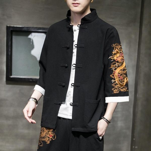 ethnic clothing chinese dragon shirt 2021 s summer embroider tang suit clothes vintage traditional for men 30474, Red
ethnic clothing chinese dragon shirt 2021 s summer embroider tang suit clothes vintage traditional for men 30474, Red