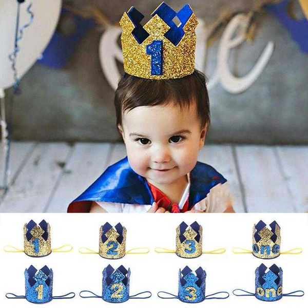 1 2 3 years old baby shower decorative headband children's blue gold birthday crown party hats
1 2 3 years old baby shower decorative headband children's blue gold birthday crown party hats