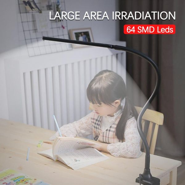 long arm table lamp 64 leds clip flexible led desk lamp 5 level brightness&color eye protection for bedroom reading study office
long arm table lamp 64 leds clip flexible led desk lamp 5 level brightness&color eye protection for bedroom reading study office