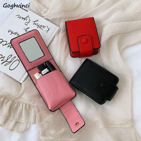 cosmetic bags women mini lipstick cases paneled pu leather portable travel convenient makeup storage bag hasp mirror new fashion
cosmetic bags women mini lipstick cases paneled pu leather portable travel convenient makeup storage bag hasp mirror new fashion