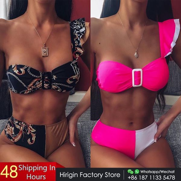 color patchwork one sholuder womens swimsuit bikini women push up padded swimwear hing waist bathing suit biquini, White;black
color patchwork one sholuder womens swimsuit bikini women push up padded swimwear hing waist bathing suit biquini, White;black