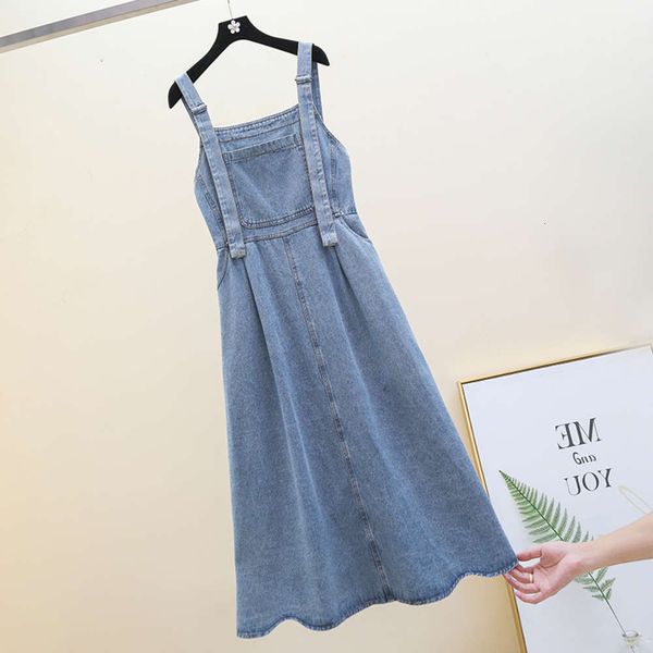 2021large women's 2021 spring dress new fat sister hide meat show thin denim a-line cover crotch high waist strap skirt, Blue
2021large women's 2021 spring dress new fat sister hide meat show thin denim a-line cover crotch high waist strap skirt, Blue