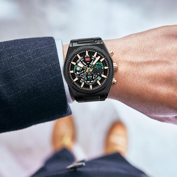 wristwatches mini focus chronograph watch men 2021 mens watches business wristwatch male stainless steel relogio masculino, Slivery;brown
wristwatches mini focus chronograph watch men 2021 mens watches business wristwatch male stainless steel relogio masculino, Slivery;brown