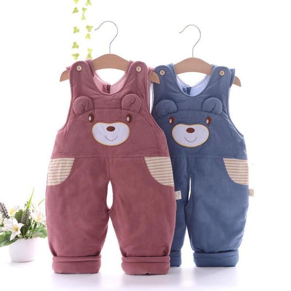 boys babies cotton padded thickened open warm pants, girls' autumn and winter suspenders, children's wear, Blue
boys babies cotton padded thickened open warm pants, girls' autumn and winter suspenders, children's wear, Blue