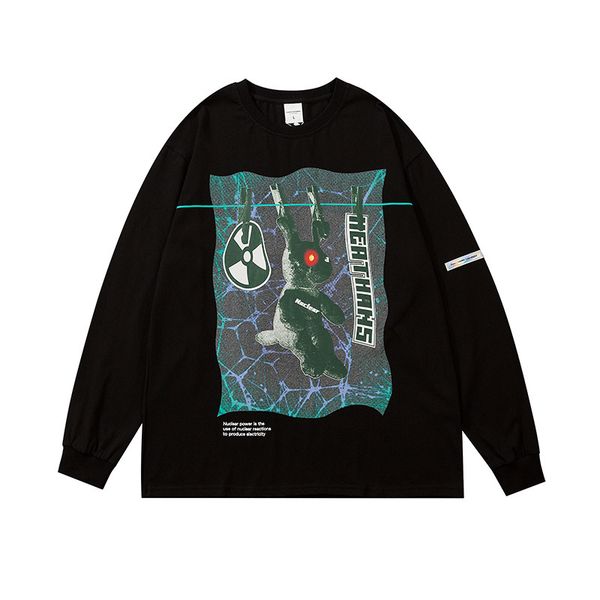 gaojiechao brand spoof rabbit long sleeve pullover autumn and winter men's year loose leisure large size thin sweater, Black
gaojiechao brand spoof rabbit long sleeve pullover autumn and winter men's year loose leisure large size thin sweater, Black