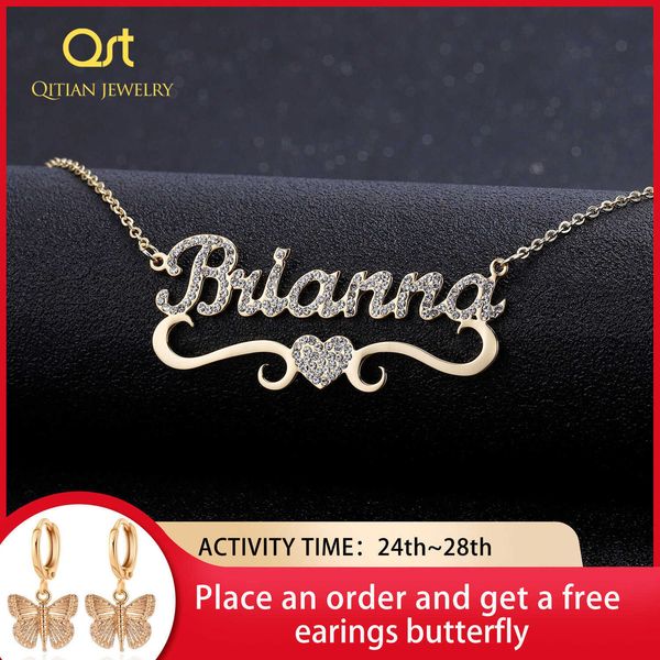 heart with personalized name necklace & pendants for women bling jewelry iced out initial choker custom bling initial necklace, Silver
heart with personalized name necklace & pendants for women bling jewelry iced out initial choker custom bling initial necklace, Silver