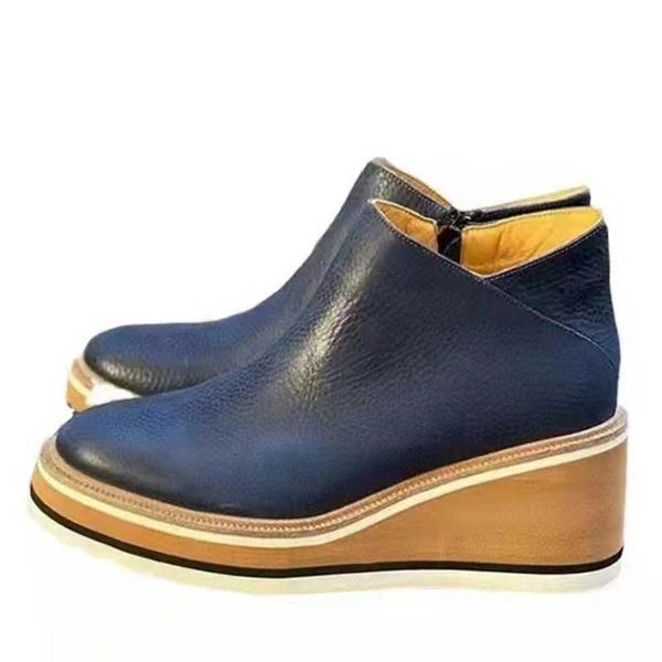 boots wedge heel ladies short 2021 autumn and winter european beautiful women side zipper nude, Black
boots wedge heel ladies short 2021 autumn and winter european beautiful women side zipper nude, Black