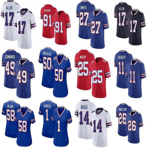 17 josh allen gregory rousseau stefon diggs custom football jerseys beasley milano emmanuel sanders devin singletary epenesa dion dawkins, Black;red
17 josh allen gregory rousseau stefon diggs custom football jerseys beasley milano emmanuel sanders devin singletary epenesa dion dawkins, Black;red