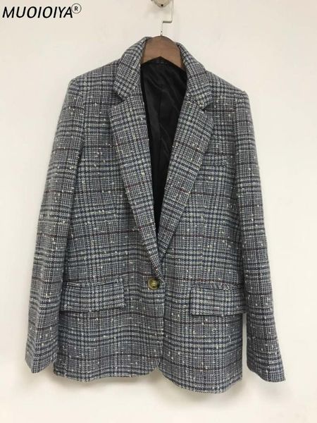 women's suits & blazers women blazer plaid long sleeve autumn winter 2021 office lady one button suit, White;black
women's suits & blazers women blazer plaid long sleeve autumn winter 2021 office lady one button suit, White;black