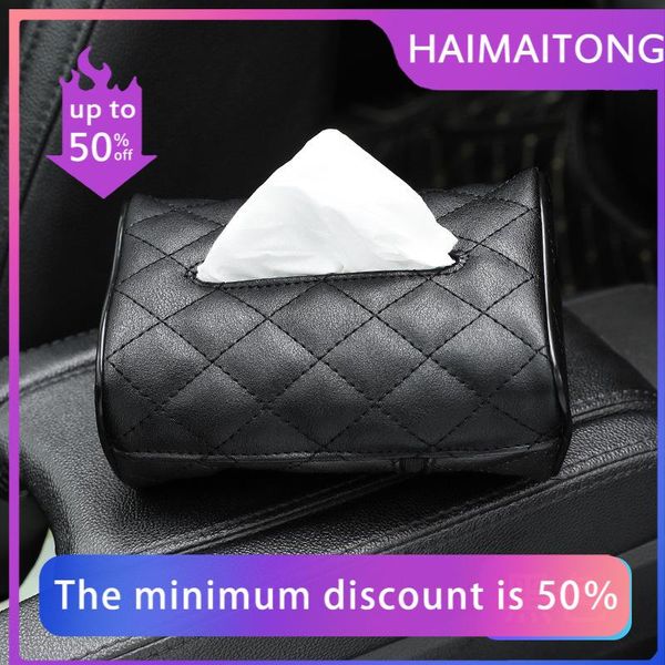 tissue boxes & napkins car box hanging supplies creative leather bag