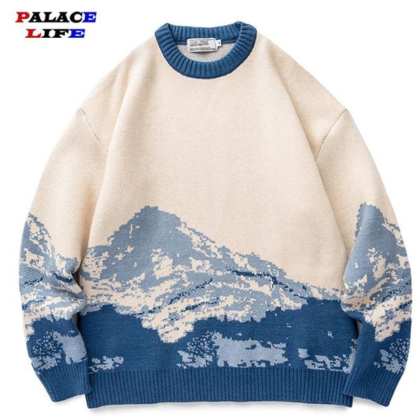 men's sweaters men harajuku moutain printed winter 2021 oversized korean fashions gradient knitting sweater women vintage clothes, White;black
men's sweaters men harajuku moutain printed winter 2021 oversized korean fashions gradient knitting sweater women vintage clothes, White;black