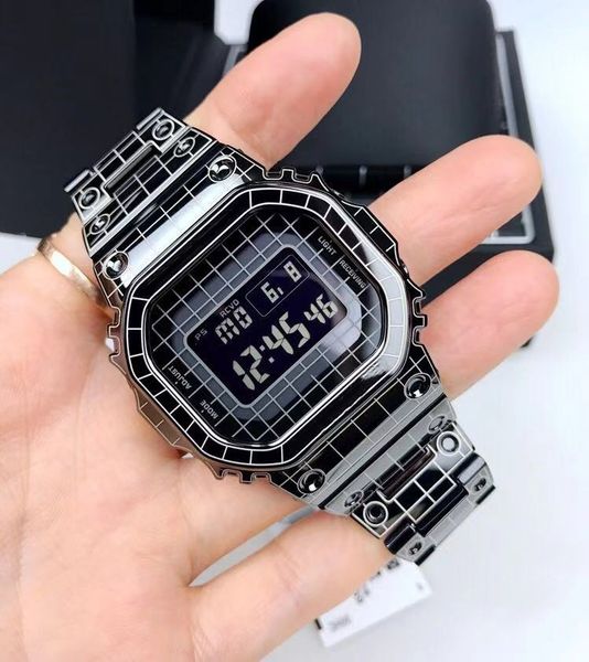 new casual gmw-b5000 casual quartz men's watch digital led waterproof watch grid black square waterproof and shockproof, Slivery;brown
new casual gmw-b5000 casual quartz men's watch digital led waterproof watch grid black square waterproof and shockproof, Slivery;brown