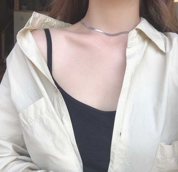 chokers 2021 women gold silver color stainless steel snake choker necklace chain 30cm+7cm, Golden;silver
chokers 2021 women gold silver color stainless steel snake choker necklace chain 30cm+7cm, Golden;silver